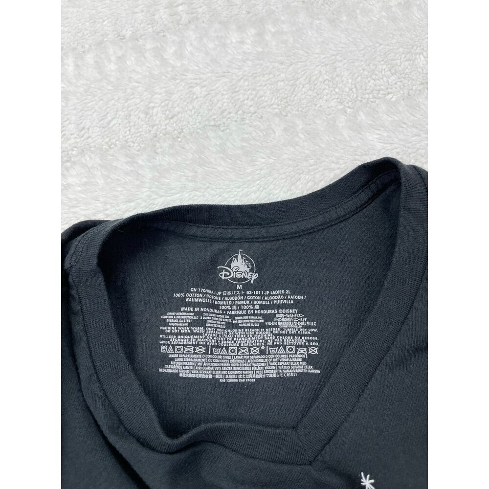 Disney Fantasia Short Sleeve T-Shirt Womens Medium Black Magic Hat - Picture 3 of 5